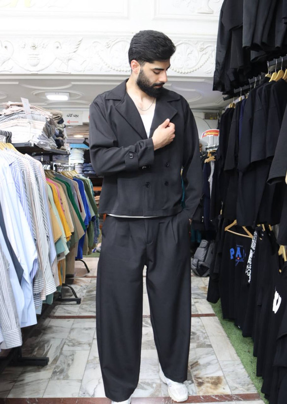 ست ترنچ کت با شلوار
