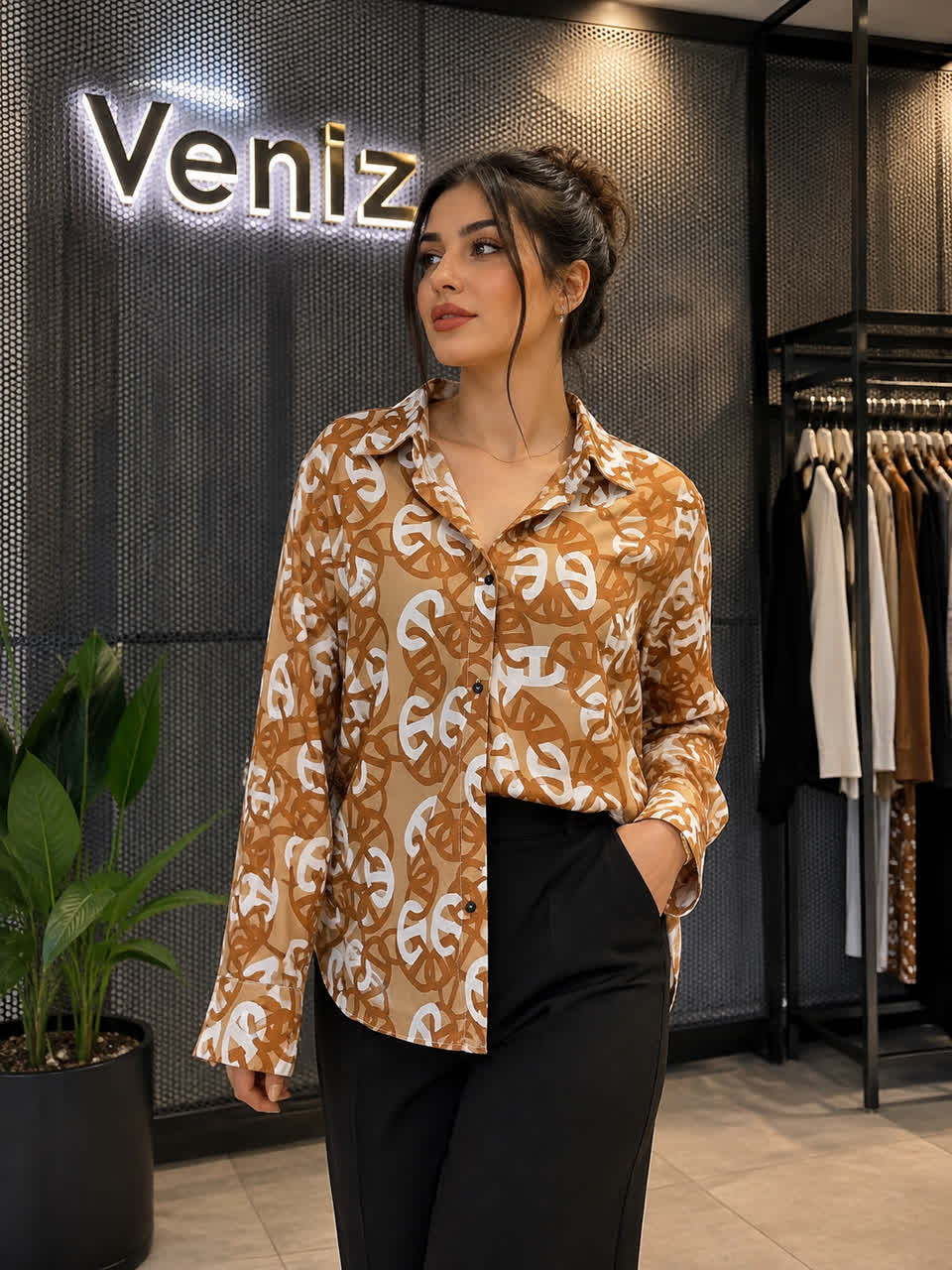 شومیز طرح دار